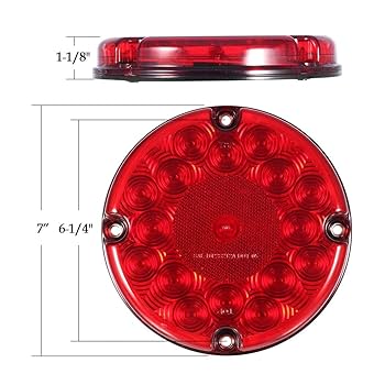 テールライト 赤 4個セット Amazon.co.jp: バイクパーツセンター(Bike Parts Center) テール